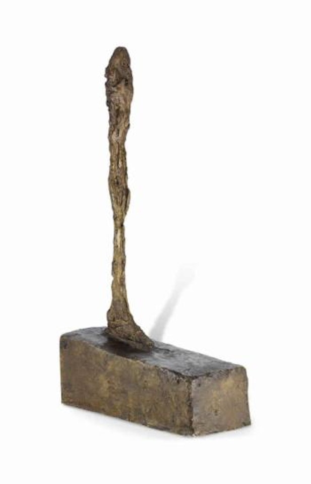 Figurine Au Grand Socle by Alberto Giacometti