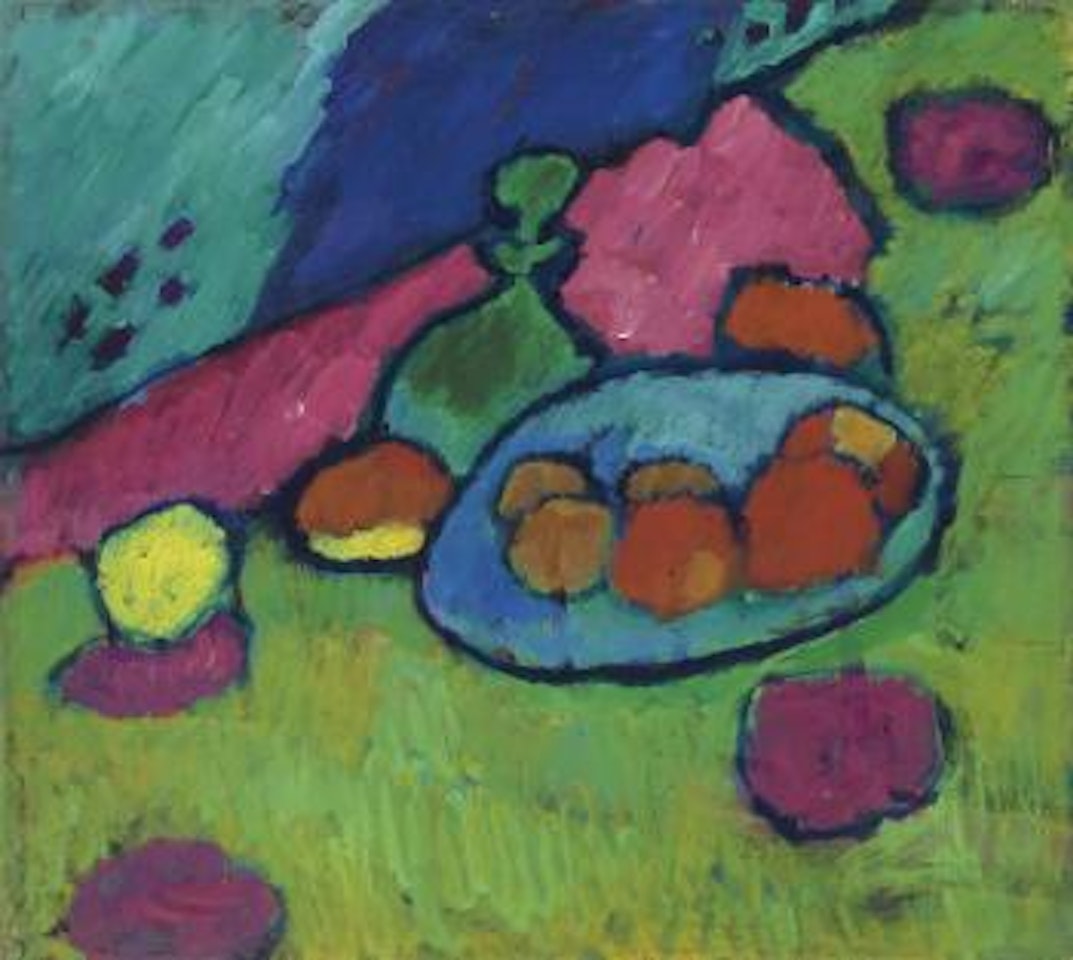 Stilleben mit Obstschale by Alexej von Jawlensky