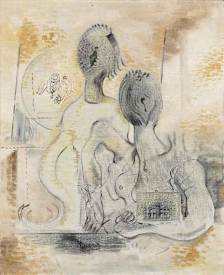 Deux jeunes filles by Max Ernst