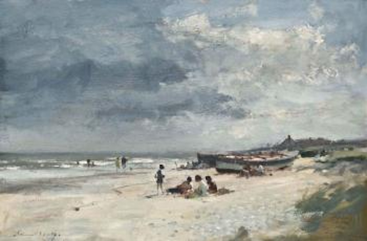 Long shore boats at Palling, Norfolk by Edward Seago