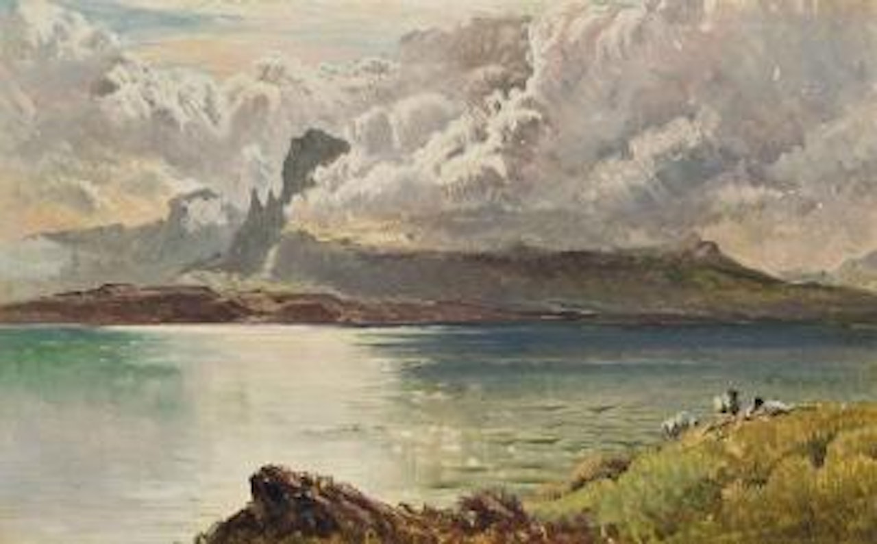 Clouds breaking over the Isle of Skye by Sidney Richard Percy