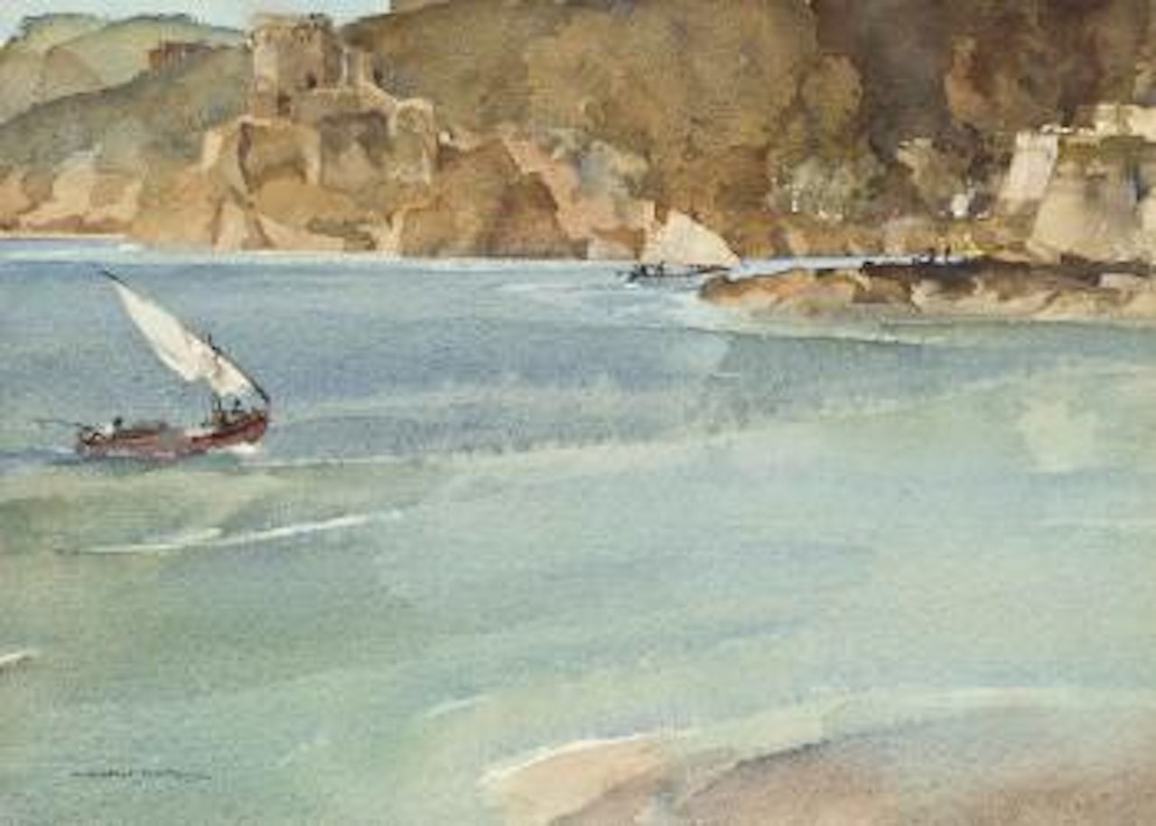 The two lateen sails by William Russell Flint