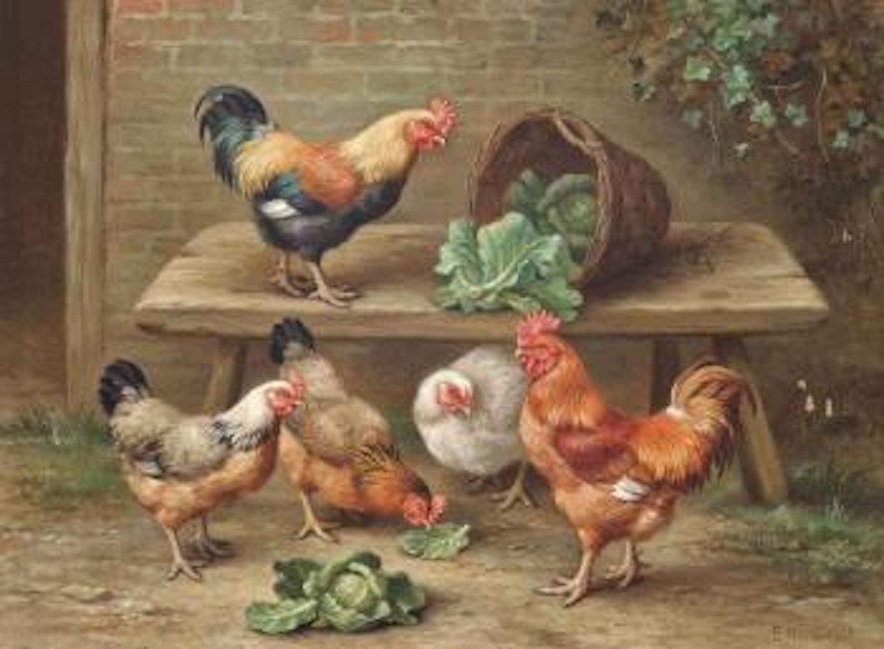 Cabbage thieves by Edgar Hunt