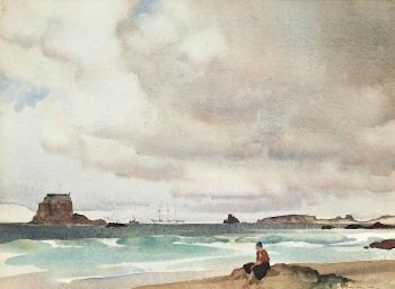 The sentimentalist by William Russell Flint
