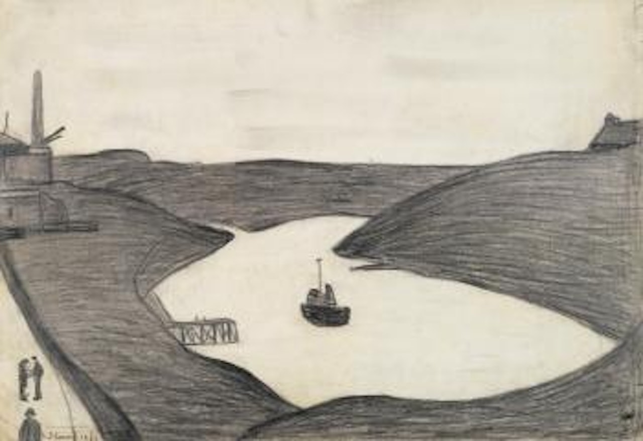 The Wear, Sunderland by Laurence Stephen Lowry