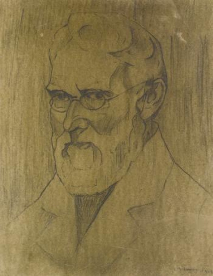 Portrait of Mr Kempton by Laurence Stephen Lowry