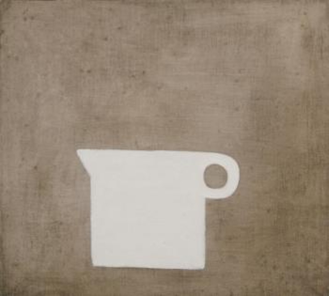 Jug White on Grey Brown by William Scott