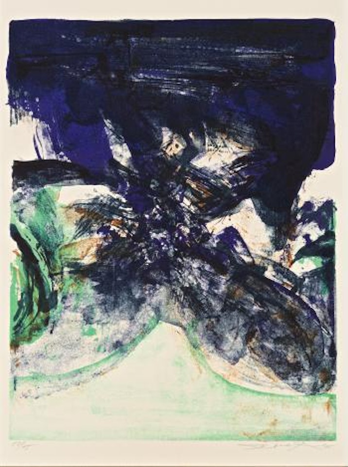 San Lazarro et ses Amis by Zao Wou-Ki