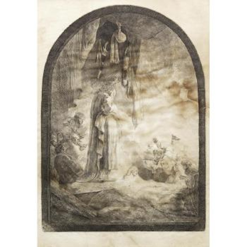 The Raising of Lazurus (NH113, B73) by Attributed to Rembrandt Harmensz van Rijn
