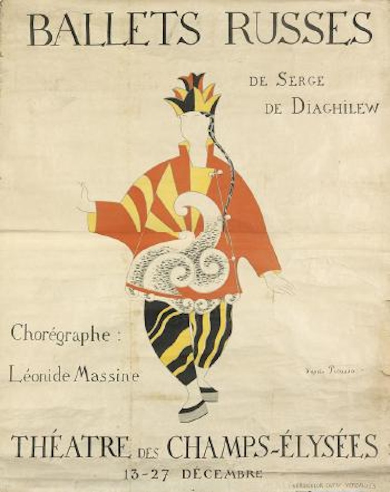 Ballets Russes / Theatre des Champs - Elysees by Pablo Picasso