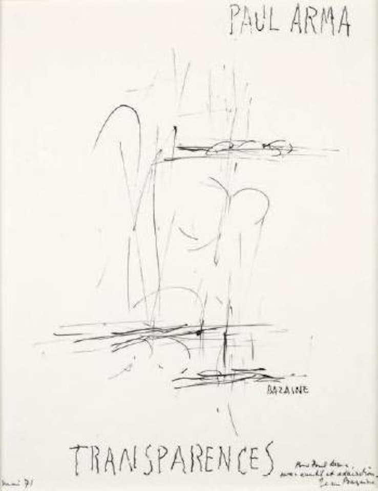 Transparences by Jean René Bazaine