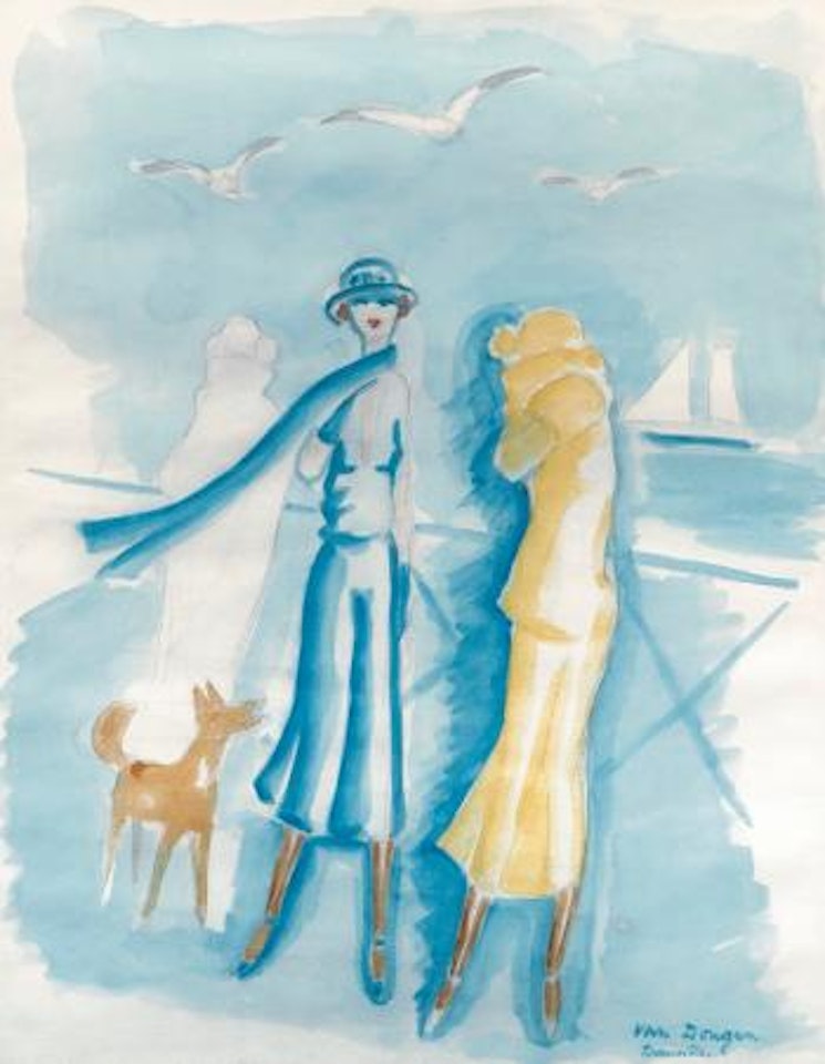 Les Élegantes À Deauville by Kees van Dongen
