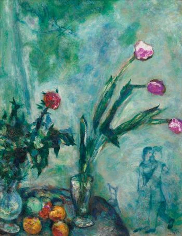 Les Tulipes Mauves by Marc Chagall