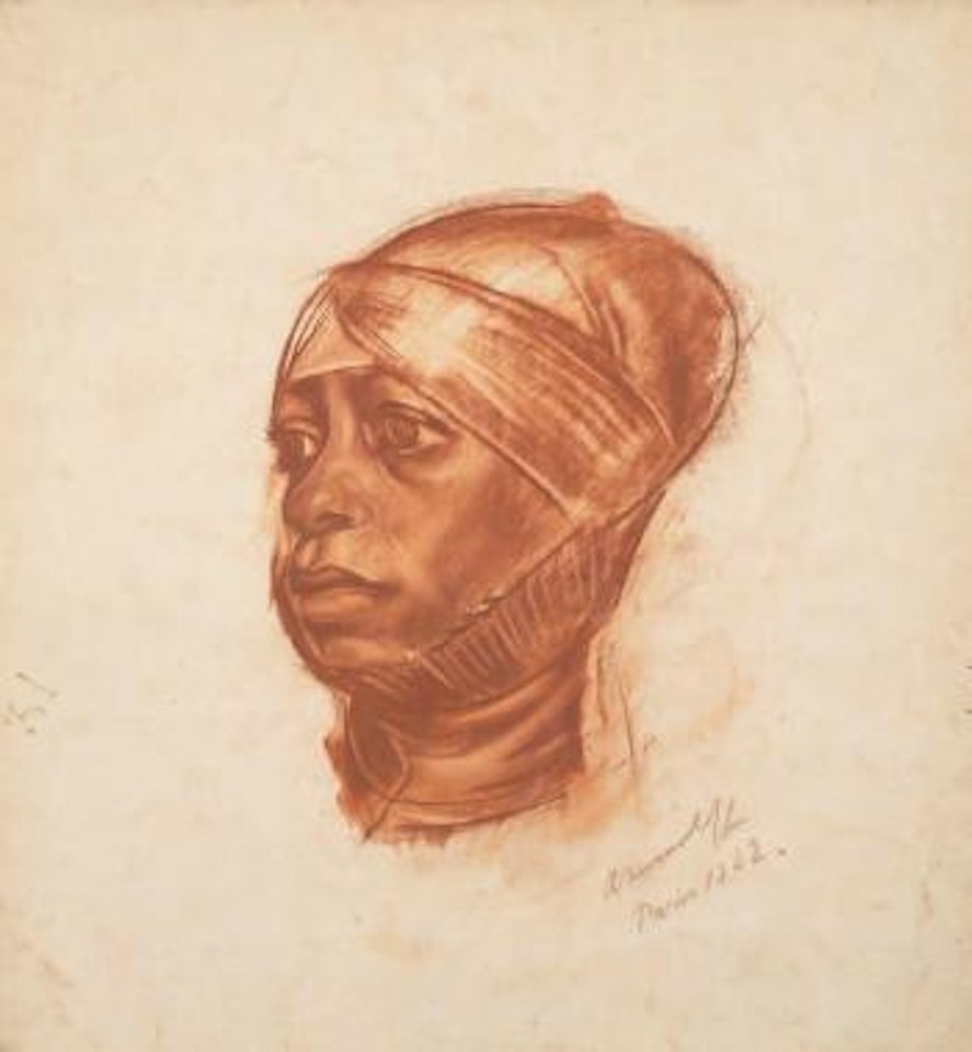 Visage de jeune élégante by Alexander Evgenievich Yakovlev