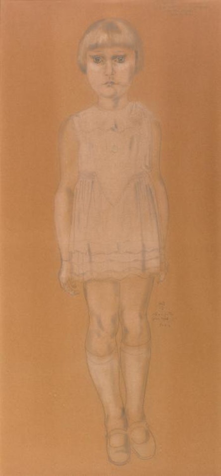 Portrait 'De Sa Pousquette' (Sylvaine Rouy Neves) by Leonard Tsuguharu Foujita
