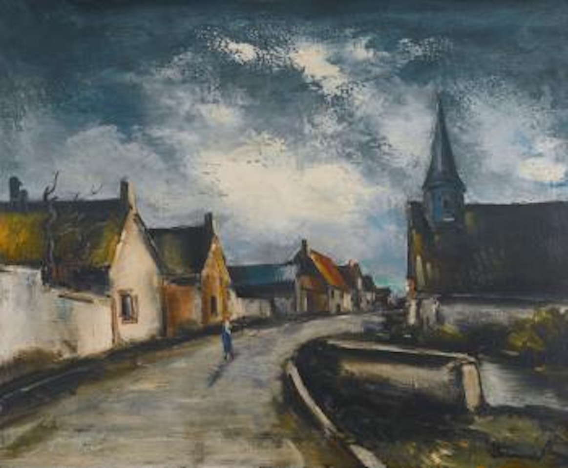 Rue De Village by Maurice de Vlaminck