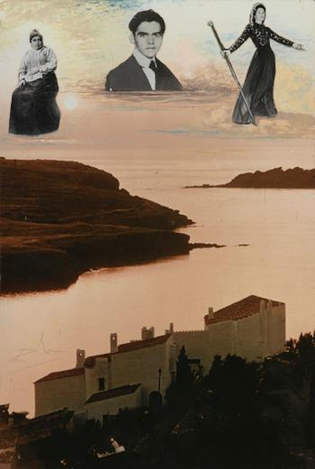 Lidia Et Lorca Veillent Sur Port Lligat by Salvador Dali