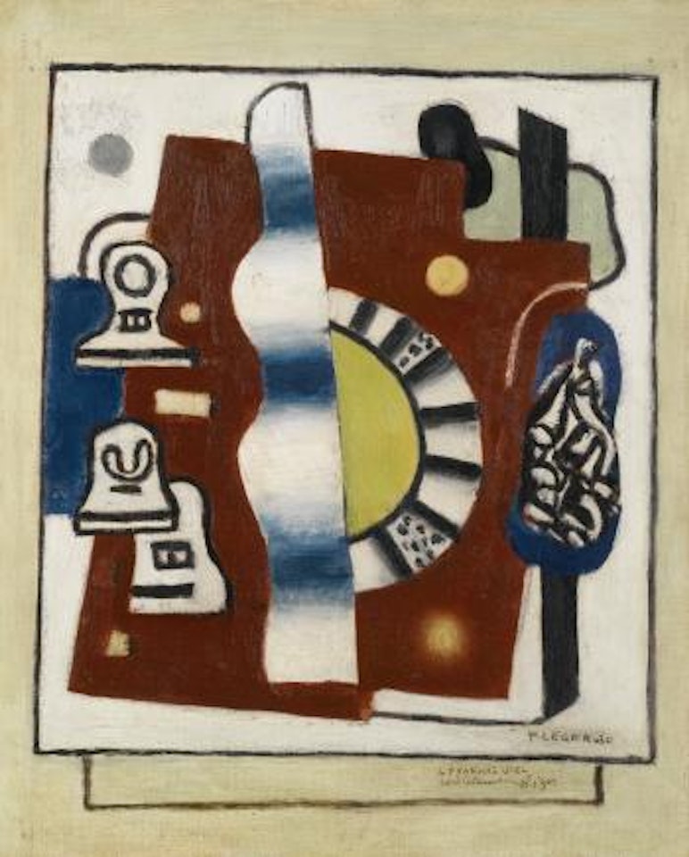 Composition Sur Fond Brun by Fernand Leger