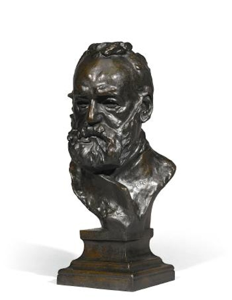 Buste De Victor Hugo Dit 'A L'illustre Maître' (Réduction Avec Piédouche Intégré) by Auguste Rodin