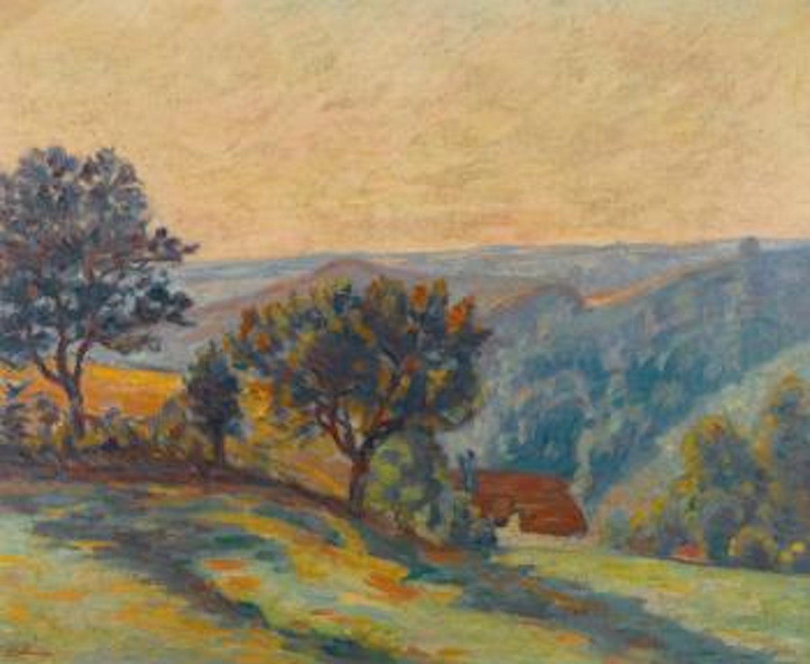La Vallée De La Creuse Et Le Puy Barriou by Armand Guillaumin