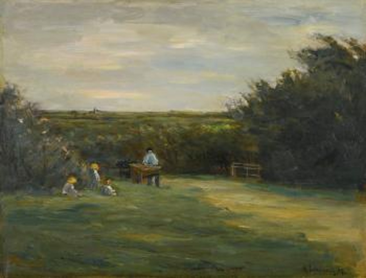 Landschaft Bei Noordwijk - Noordwijk-binnen (Landscape near Noordwijk) by Max Liebermann