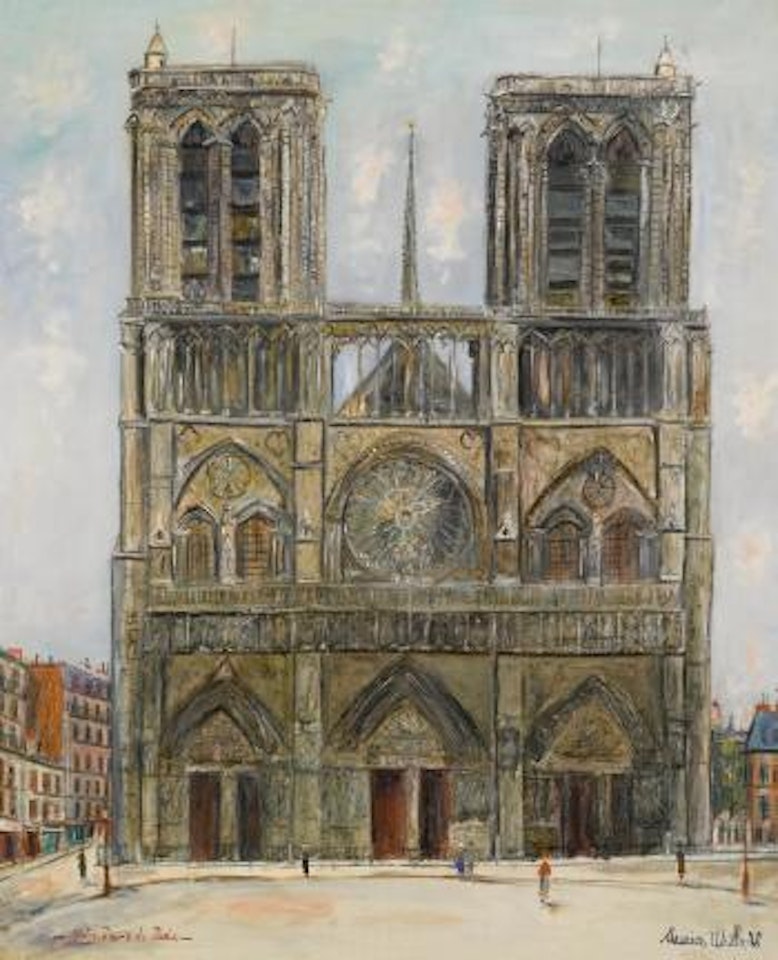 Notre-dame De Paris by Maurice Utrillo