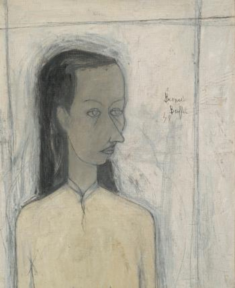 Portrait De Gany David by Bernard Buffet