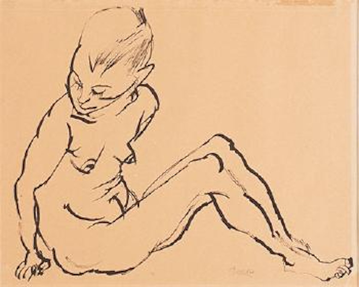 Frauenakt by George Grosz