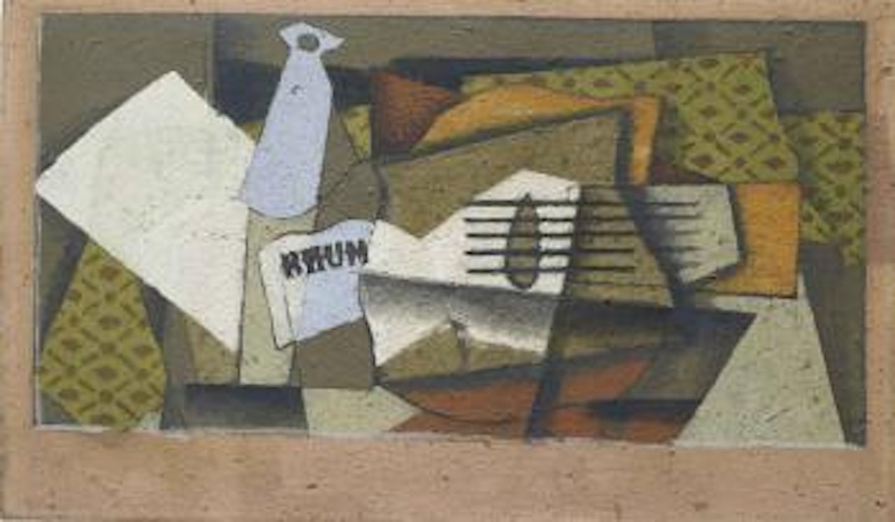 La Bouteille De Rhum by Georges Braque