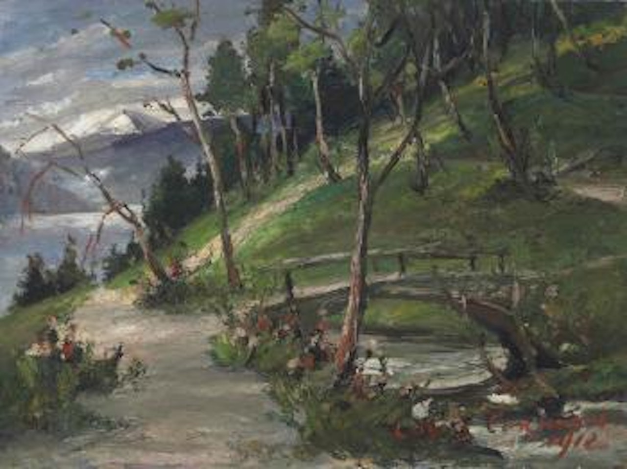 Gebirgslandschaft by Lovis Corinth