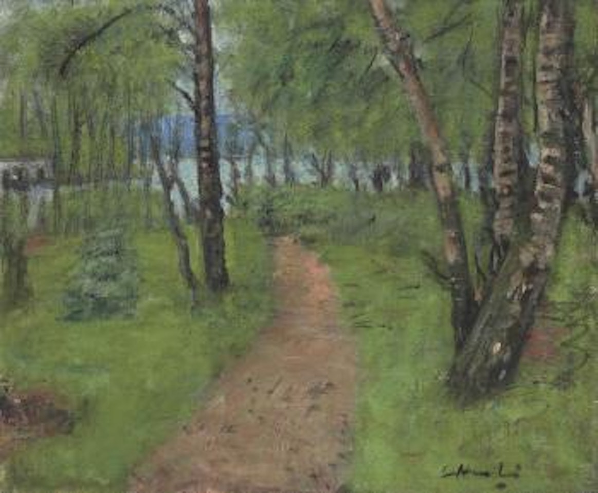 Birchwood, Loch Lomond by George Leslie Hunter