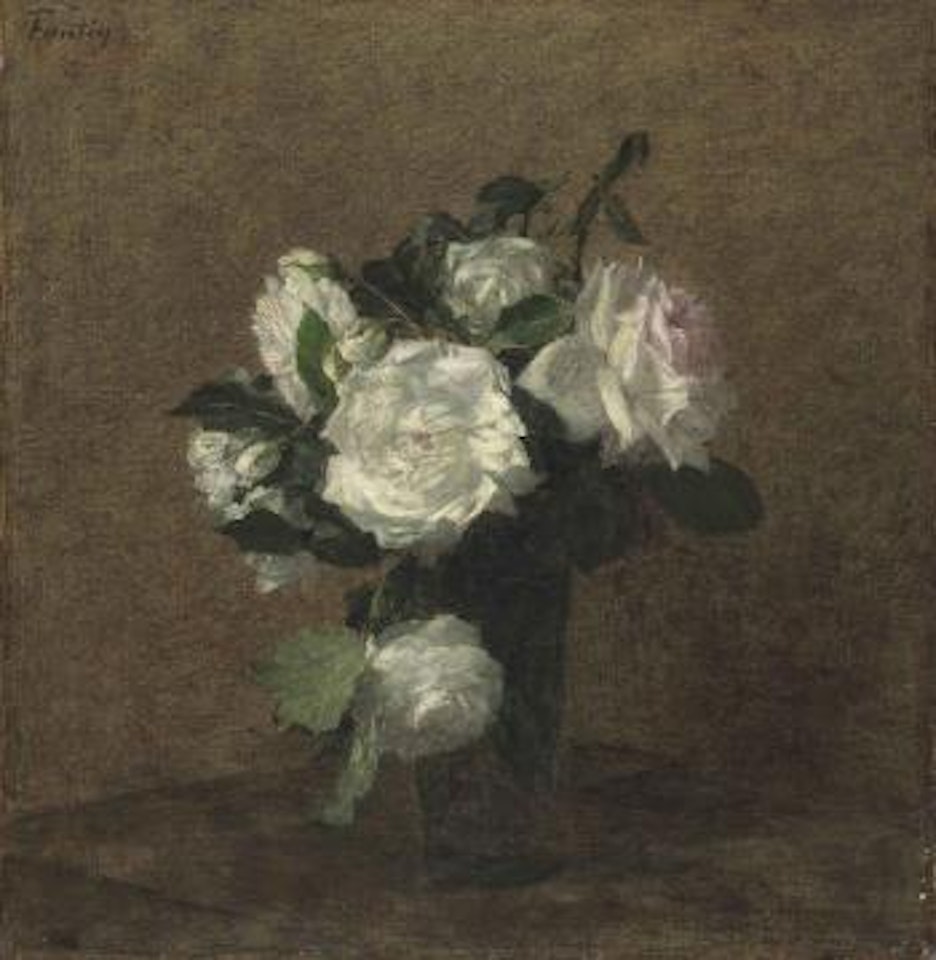Roses by Henri Fantin-Latour
