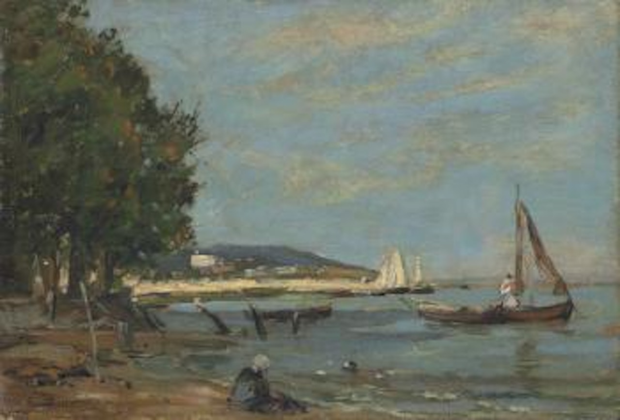 Rivage Près D'honfleur by Eugène Boudin