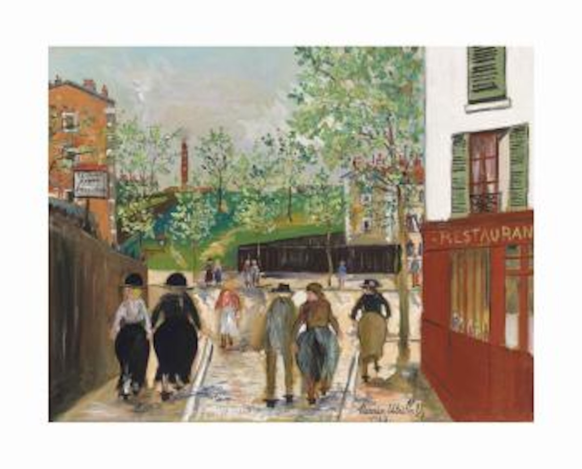 Fortifications Au Nord De Paris by Maurice Utrillo