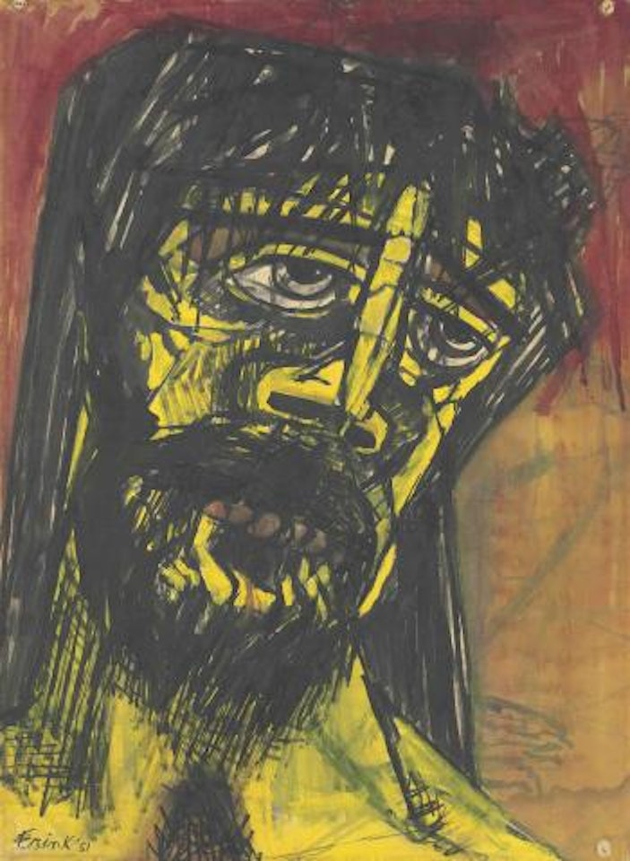 Head Of Christ by Elisabeth Frink
