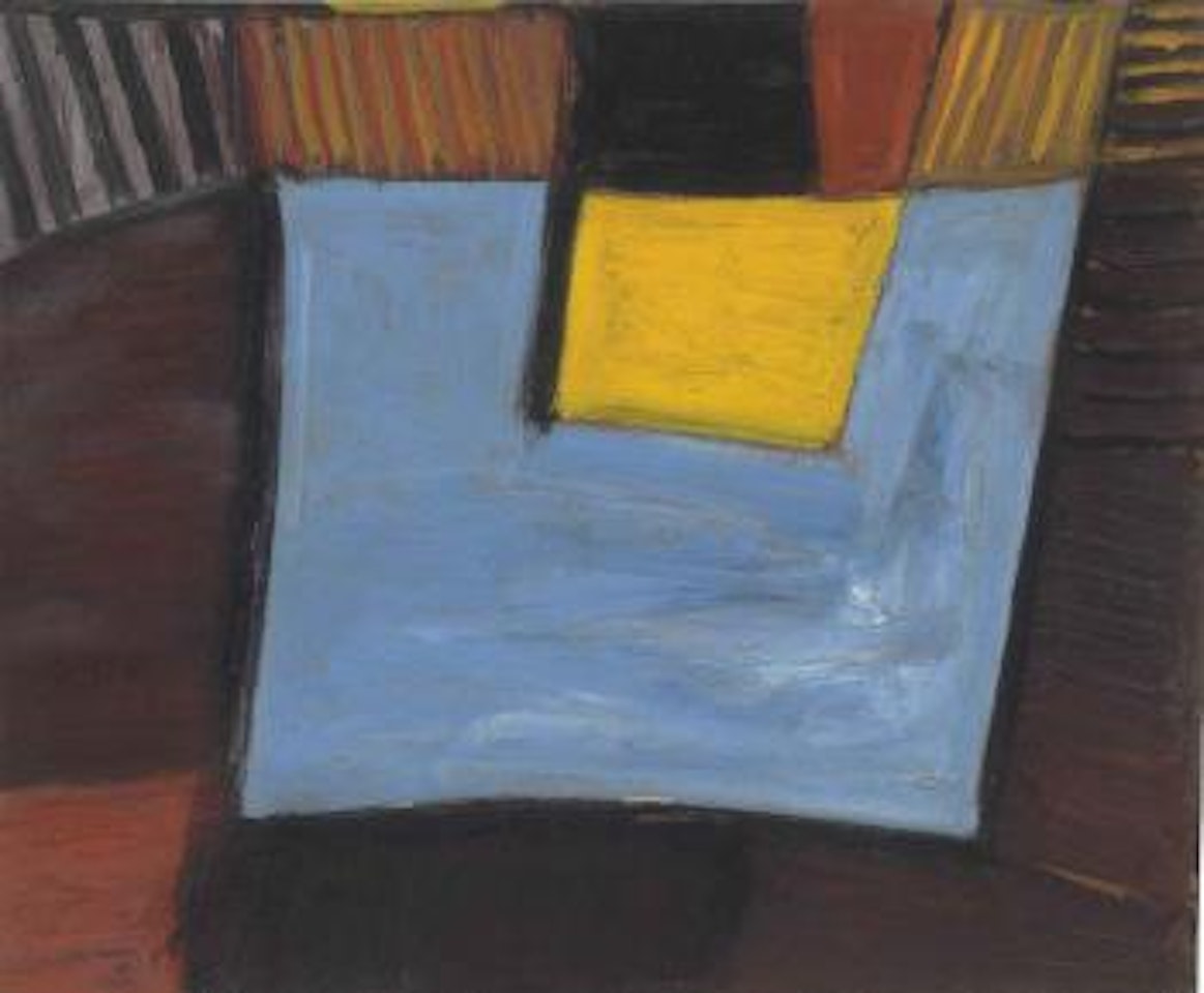 Blue And Yellow Harbour by Terry Frost