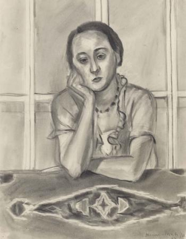 Figure Au Tapis Scutari by Henri Matisse