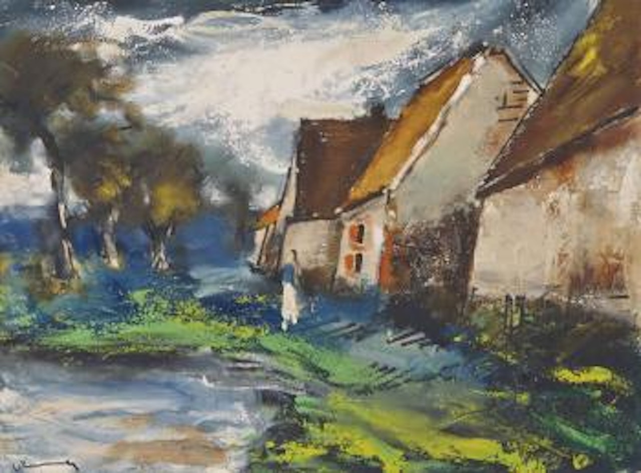 Mare Près De La Ferme by Maurice de Vlaminck