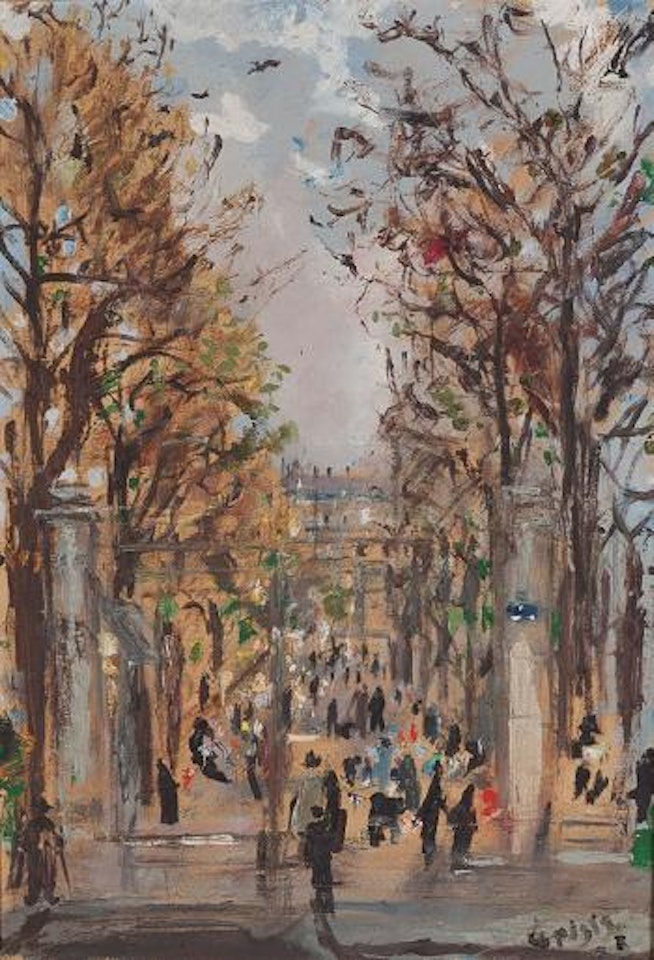 Jardin du Luxembourg by Filippo de Pisis