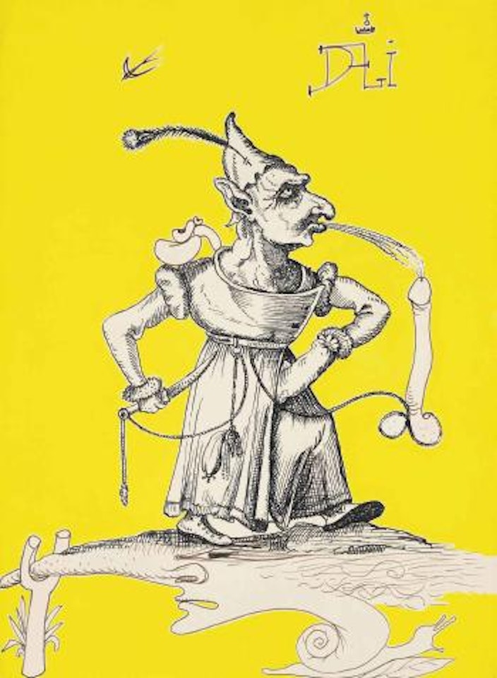 Phallus Familier by Salvador Dali