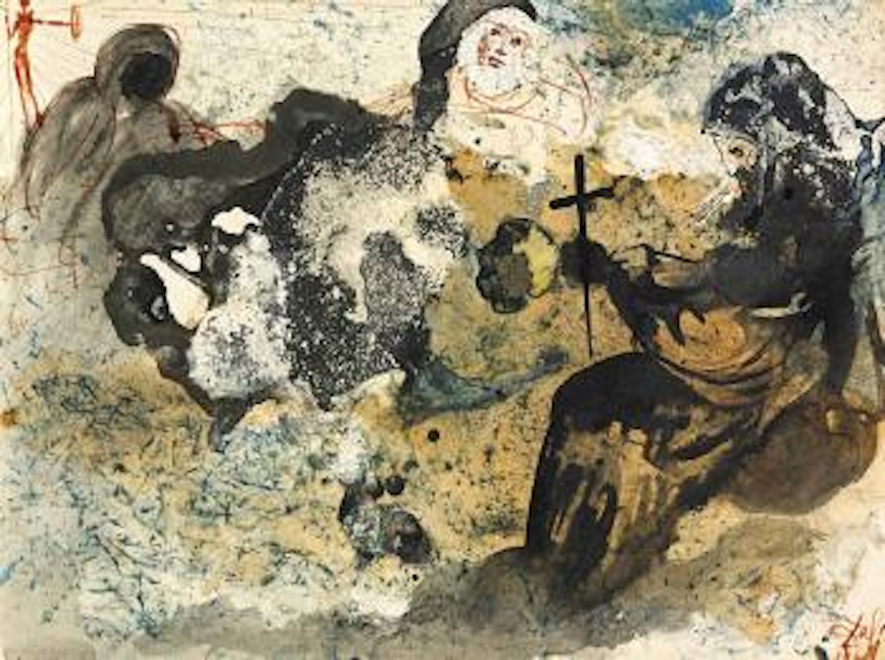 Riconoscere i privilegi degli hidalgos, premiare i virtuosi, e soprattutto portar rispetto alla religione e onorare i religiosi by Salvador Dali