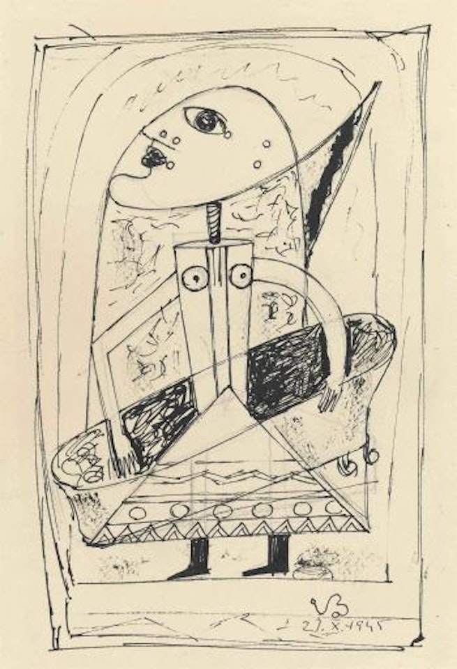 Personnage à La Baignoire by Victor Brauner