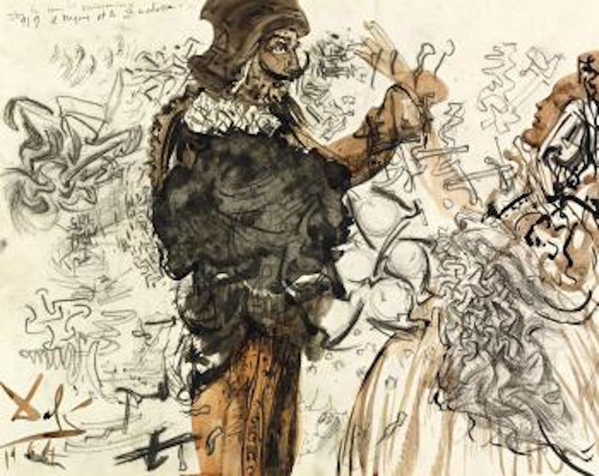 Il Duca e La Duchessa Si Rasserenarono by Salvador Dali
