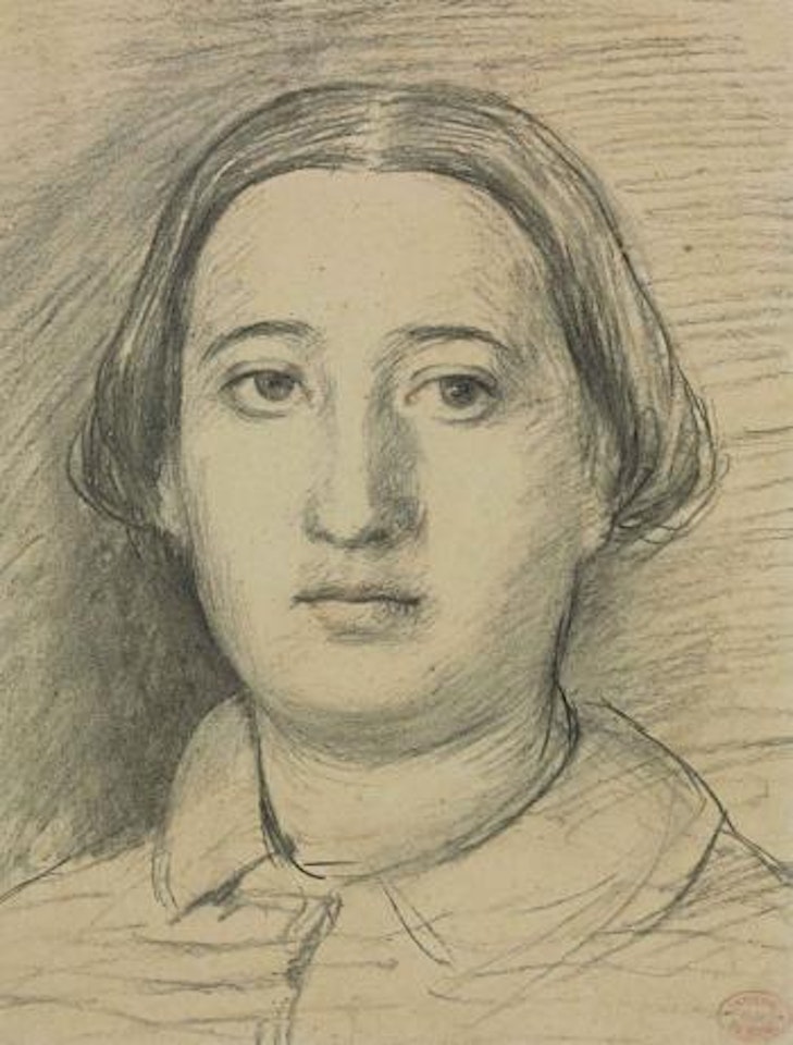 Portrait Of The Artist's Sister, Thérèse De Gas Morbilli by Edgar Degas