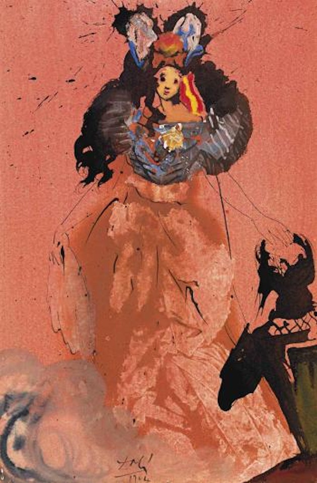 La Chiamò Dulcinea Del Toboso by Salvador Dali