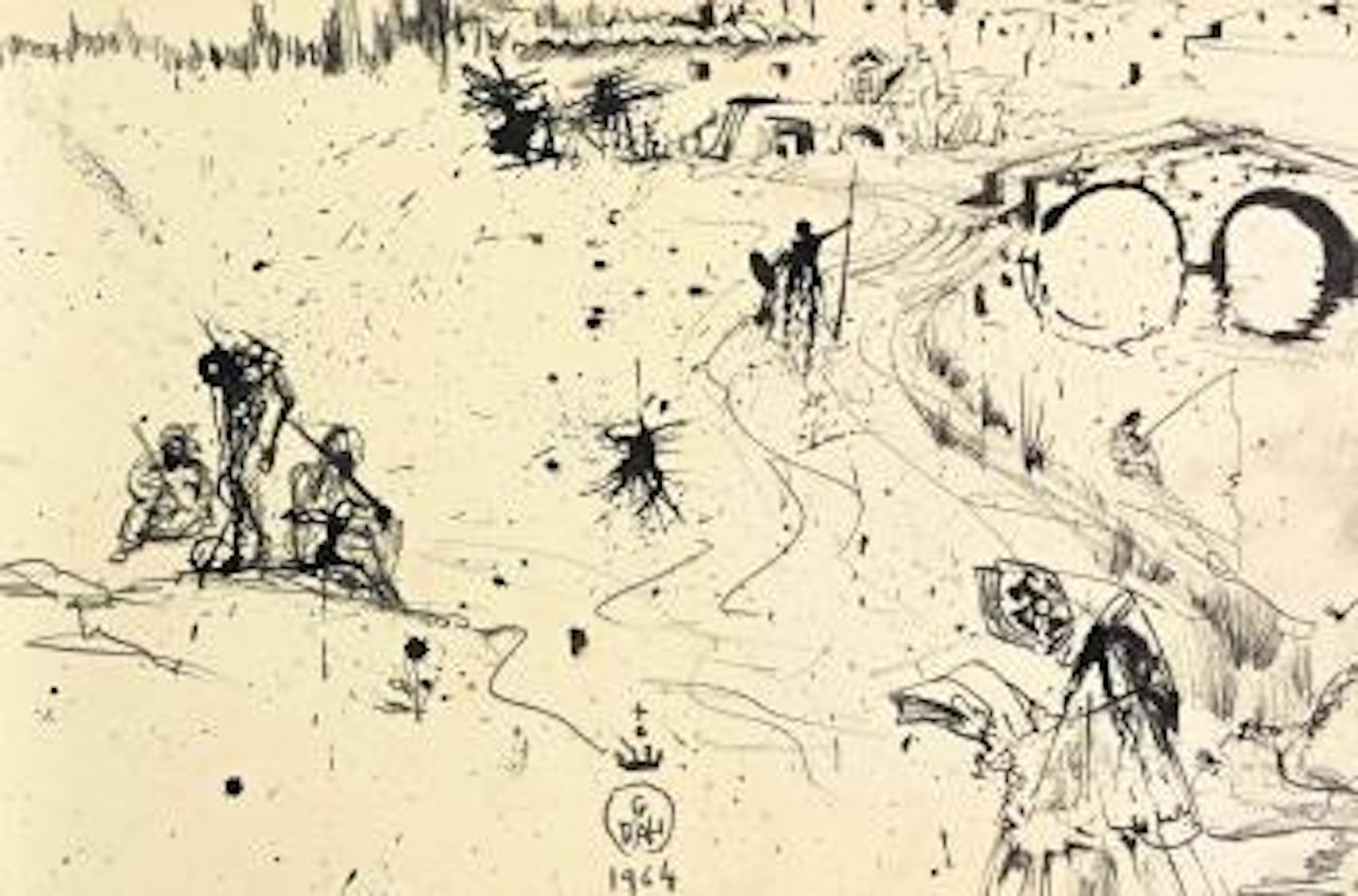 In Un Paese Della Mancia, Di Cui Non Voglio Fare Il Nome by Salvador Dali