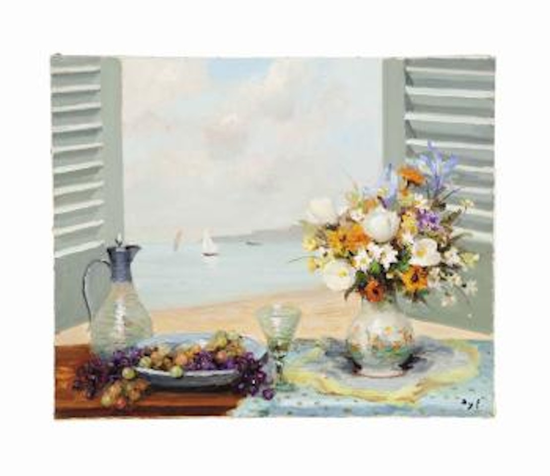 Fenêtre sur plage by Marcel Dyf