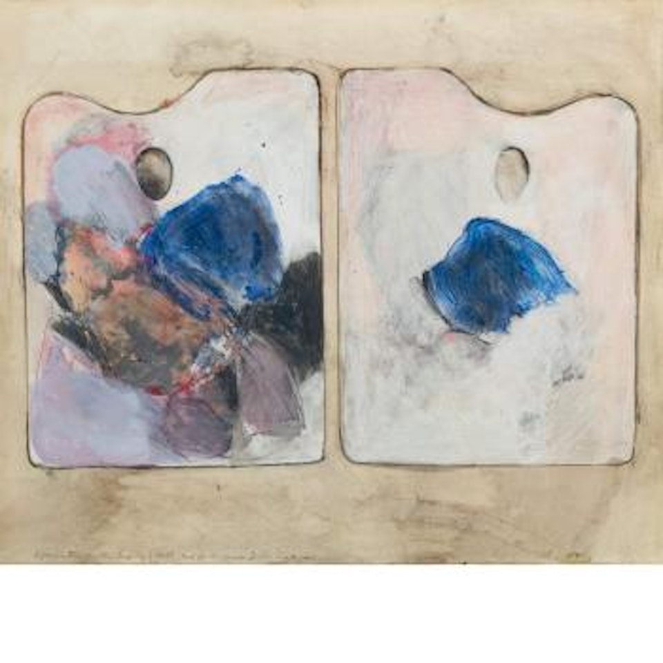 Two Palettes for the Beginning of Fall, 1963 by Jim Dine