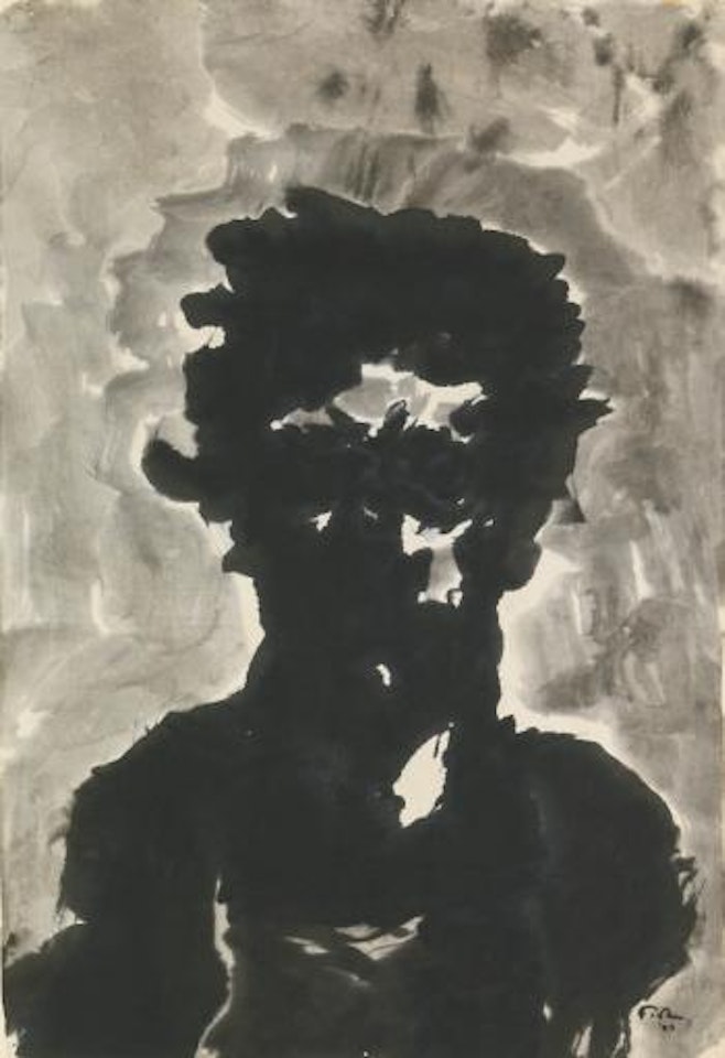 Head of a Man by Mark Tobey
