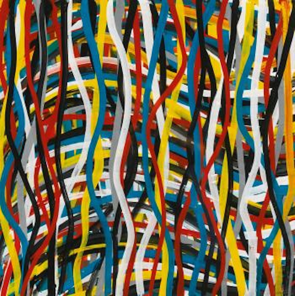 Curvy Brushstrokes by Sol LeWitt